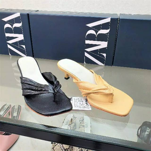 Zara sandal capit heels 5 cm