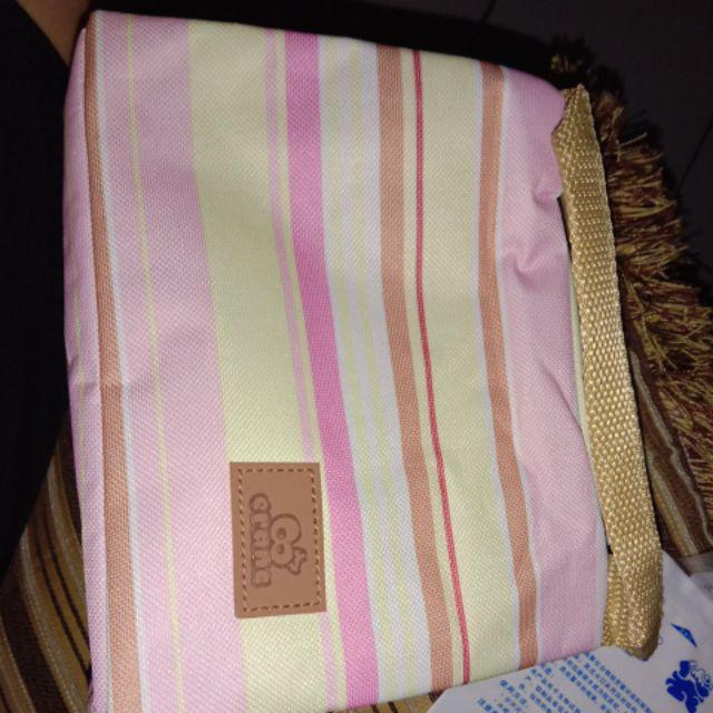 Iconic Insulated Lunch Bag Tas Bekal Makanan Motif Salur / Garis