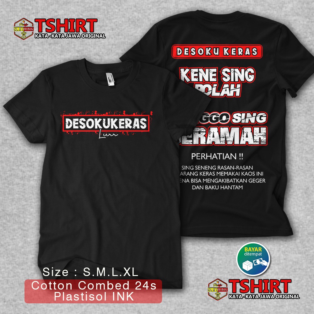 Kaos Kata Kata Desoku Keras Kaos Kata Kata Kaos Kata Jawa Kaos Kata Shopee Indonesia