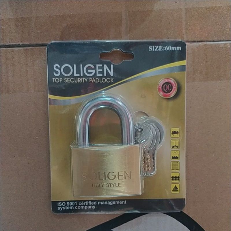 Gembok 60mm pendek Soligen