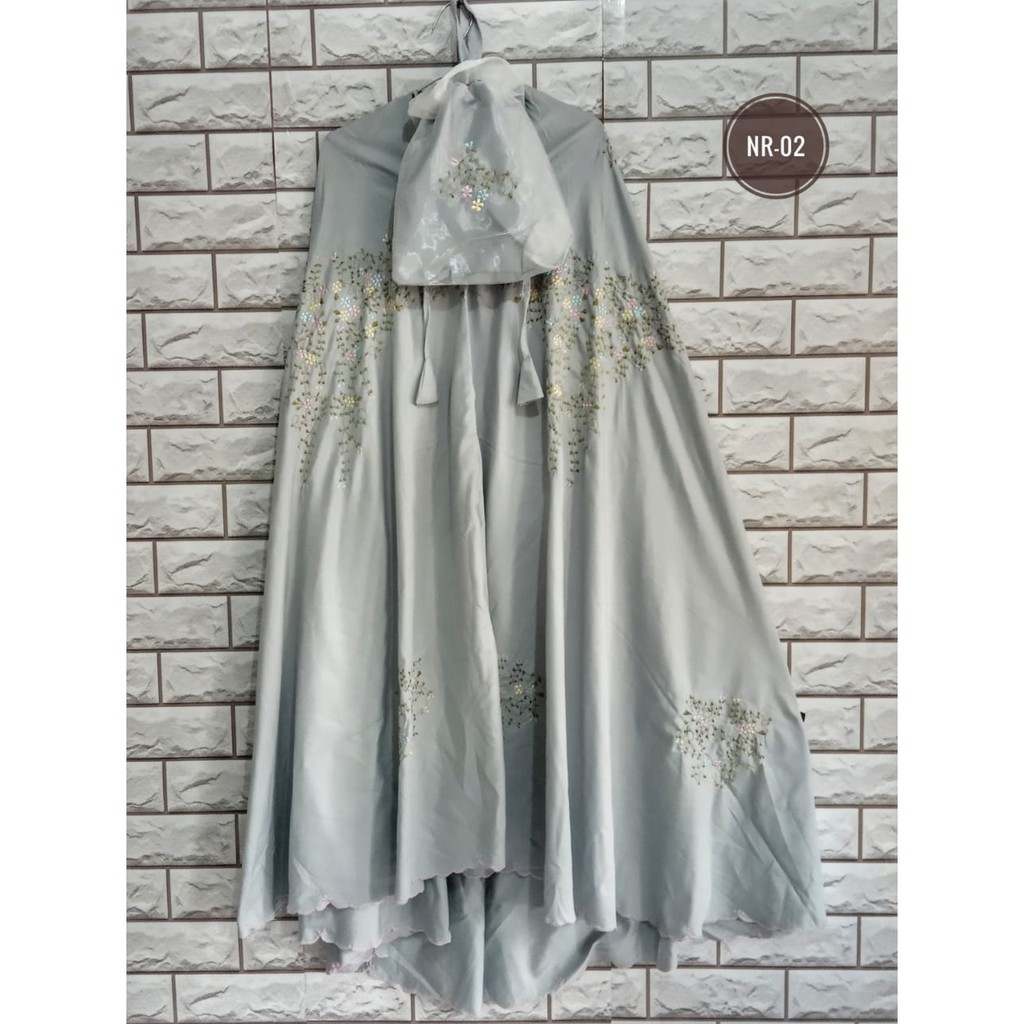 Mukena bordir melati Tasikmalaya