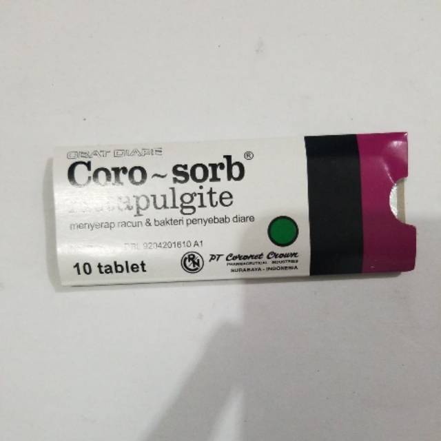 CORO SORB 10 STRIP OBAT DIARE SAKIT PERUT