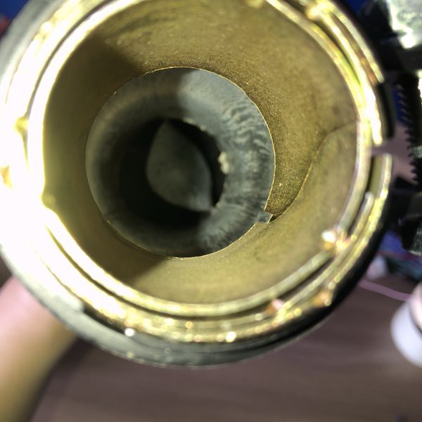 knalpot motor custom bobber slash cut black