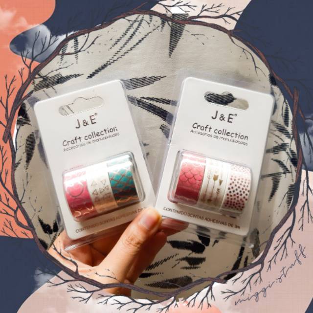 

Washi Tape Timbul J&E Craft Collection