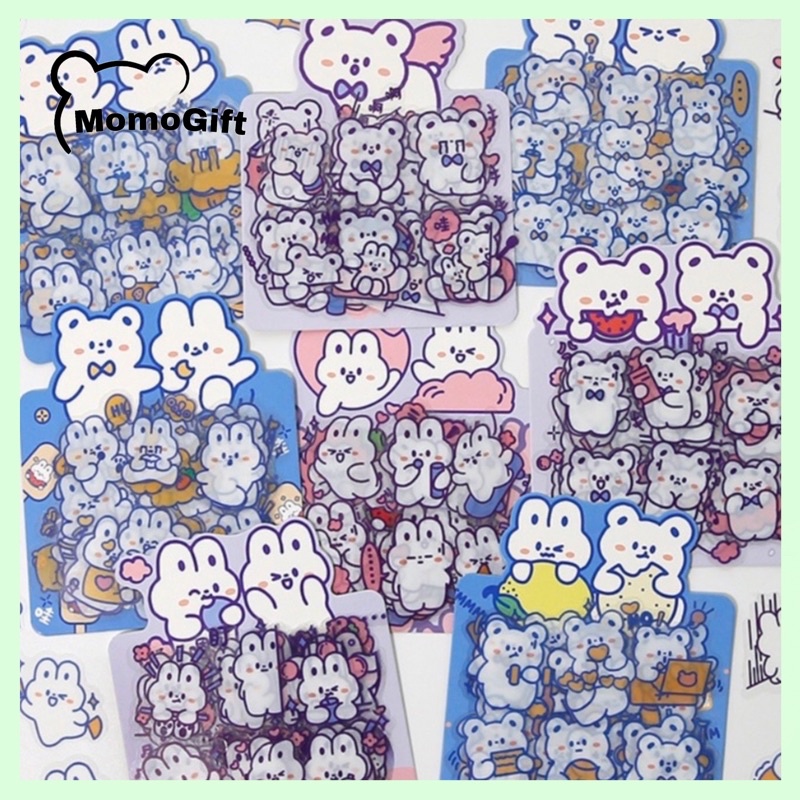 

Sticker Pack Rabbit Tumbr Stiker Binder Diary Book 40 pcs TLD20