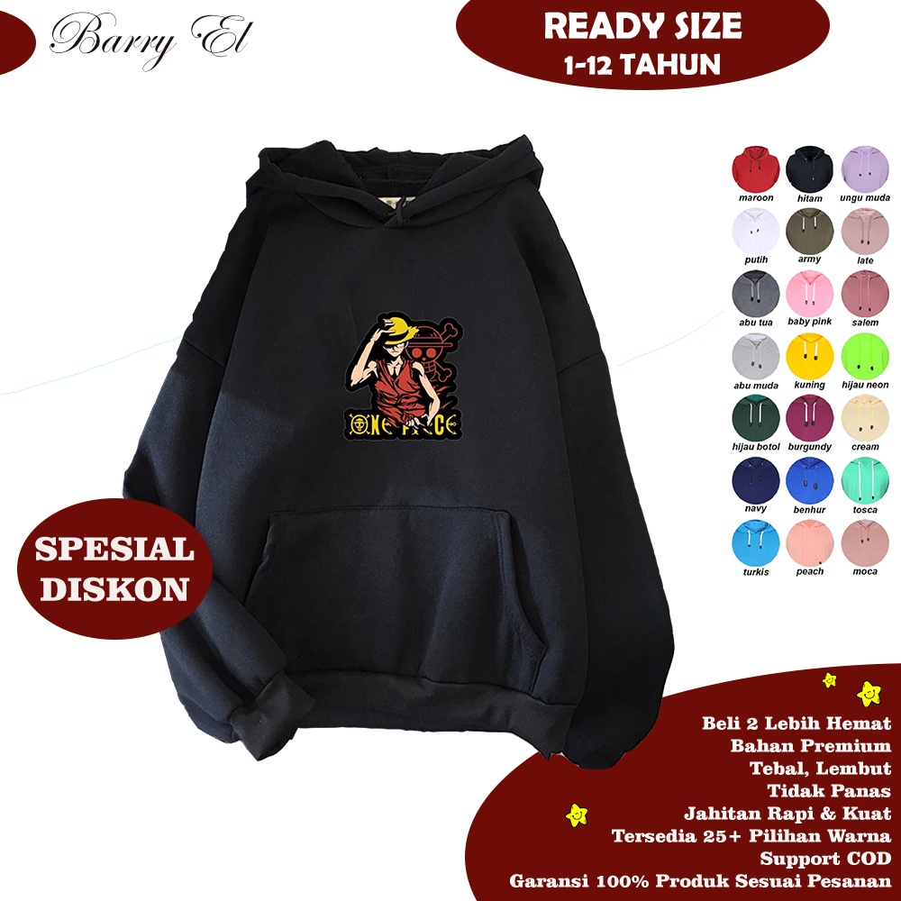 Jaket Jacket Hoody Hudie Jumper Baju Anak Anime Jepang Cowok Cewe Kecil Tanggung Laki Laki Perempuan