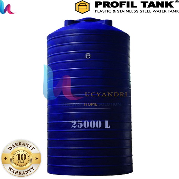 Tangki Air Plastik Profil Tank TDA 25000L Plastic HDPE, Tandon Air, Toren Air