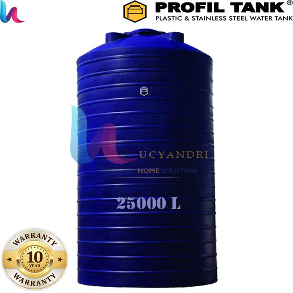 Tangki Air Plastik Profil Tank TDA 25000L Plastic HDPE, Tandon Air, Toren Air