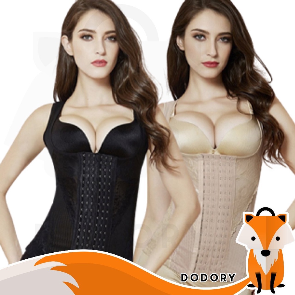 DODORY W231 Korset Slimming Pembentuk Tubuh Model Tanktop Baju Pelangsing Perut Wanita