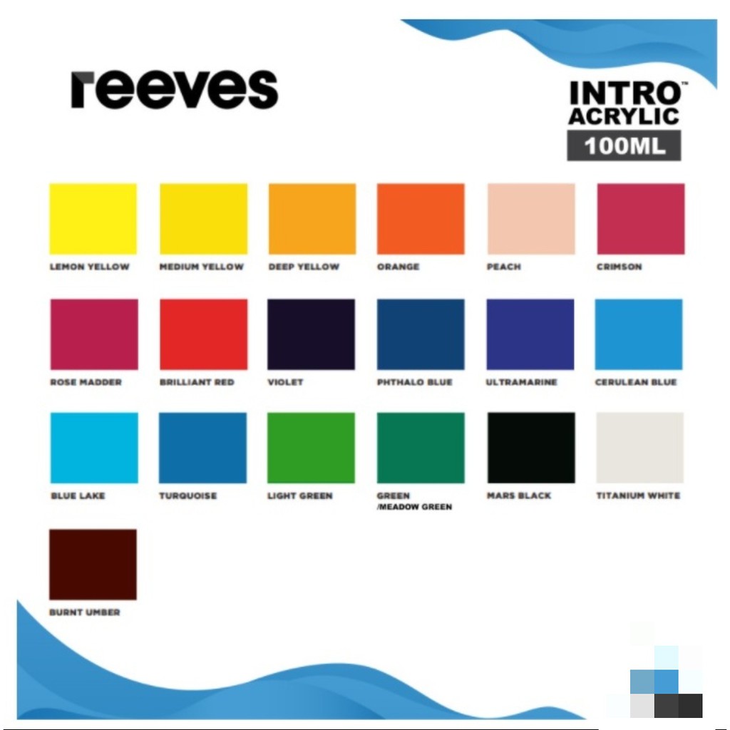 

Cat Akrilik Reeves Intro 100 Ml 19 Warna