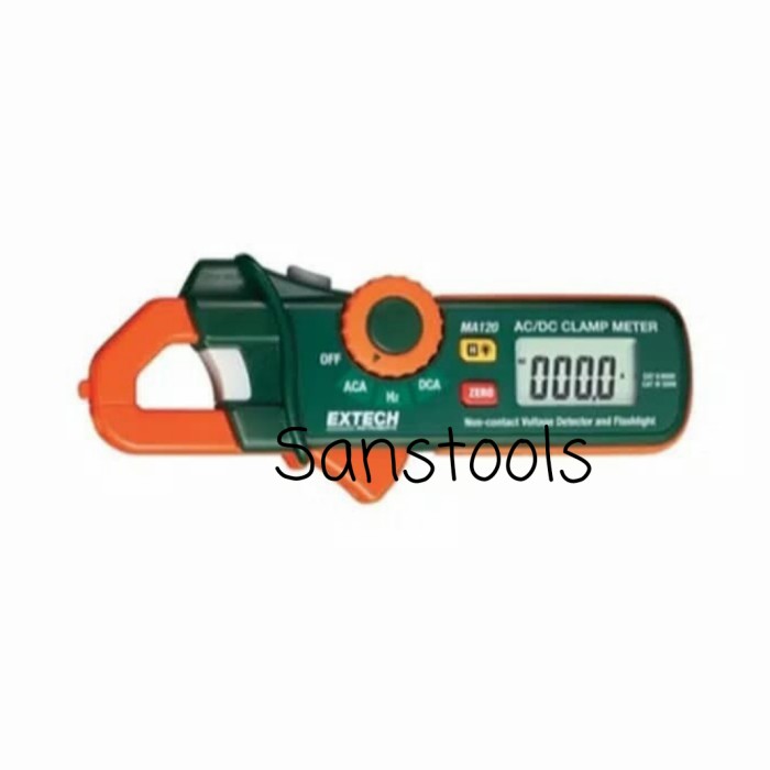 Extech MA120 Ac/Dc digital clamp meter tang ampere MA-120 with Ncv