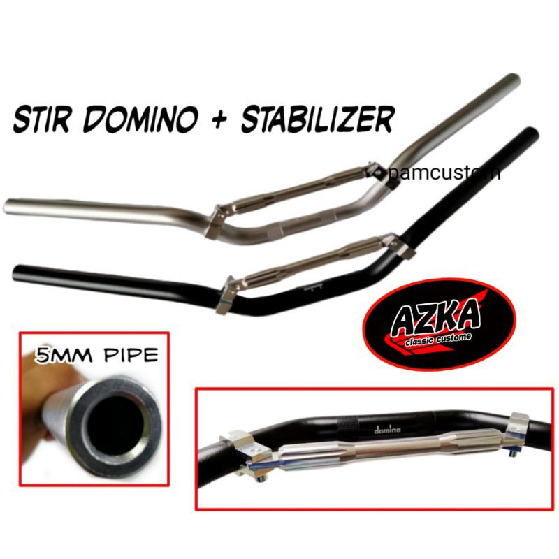 STANG STIR NINJA REPLIKA DAYTONA MEREK DOMINO PALANG STIR