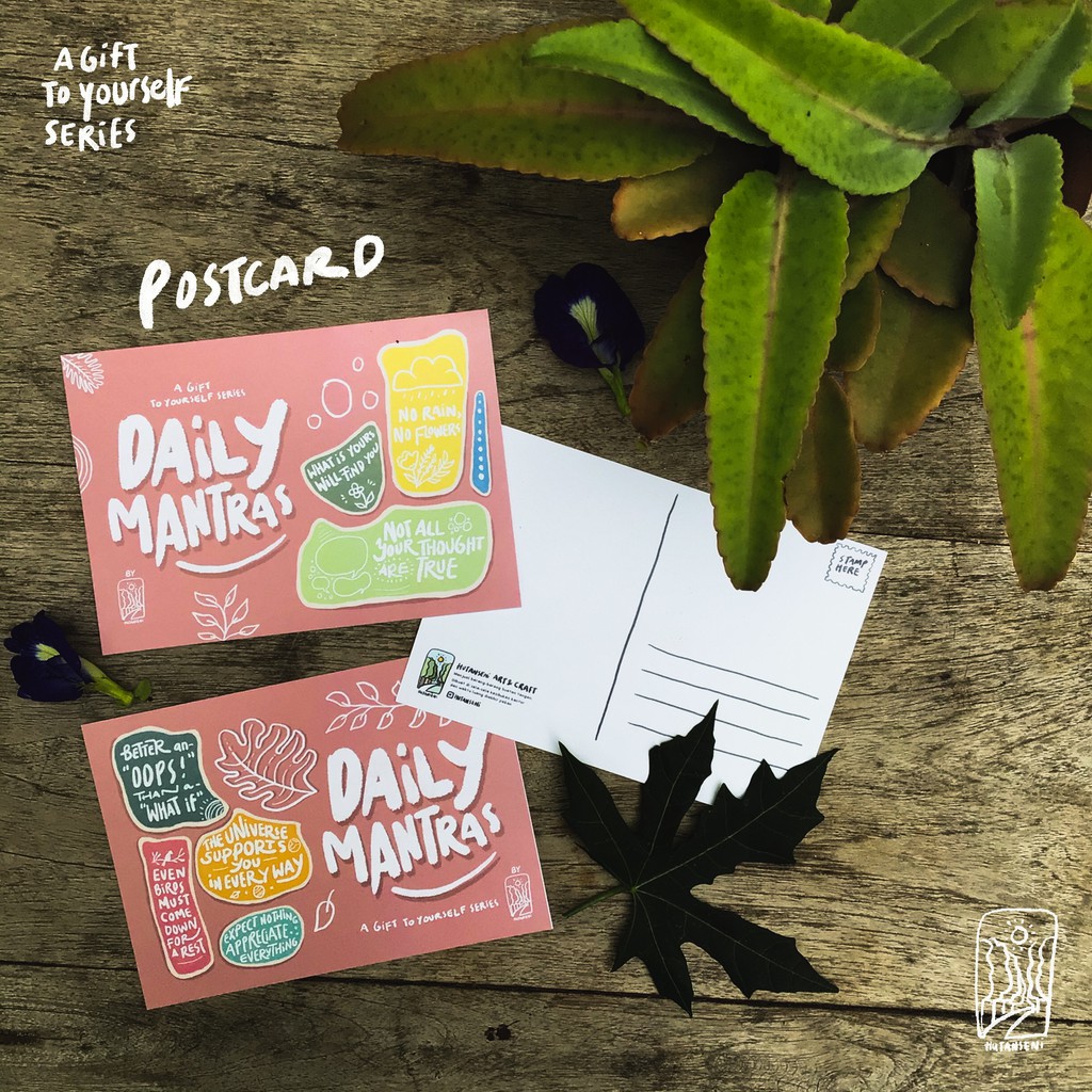 

postcard: daily mantras