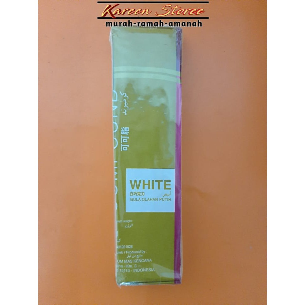 

Coklat batang putih/Colatta White Compound 165gr