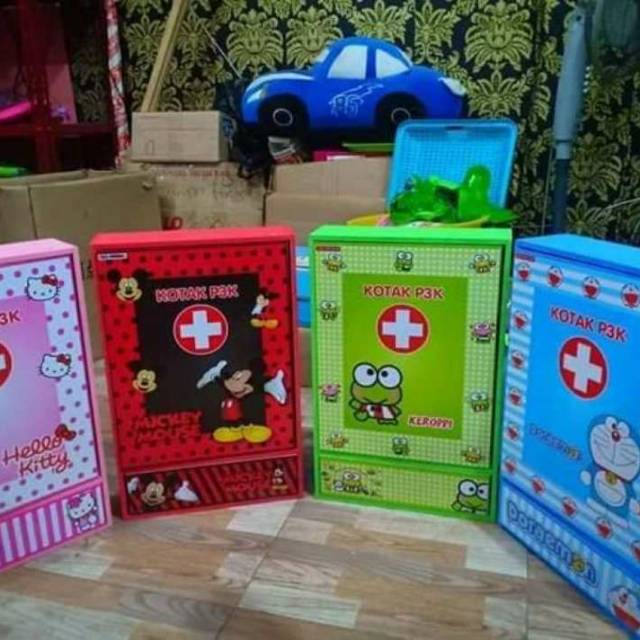 Kotak P3K Karakter + Laci / Tempat Penyimpanan Obat Karakter