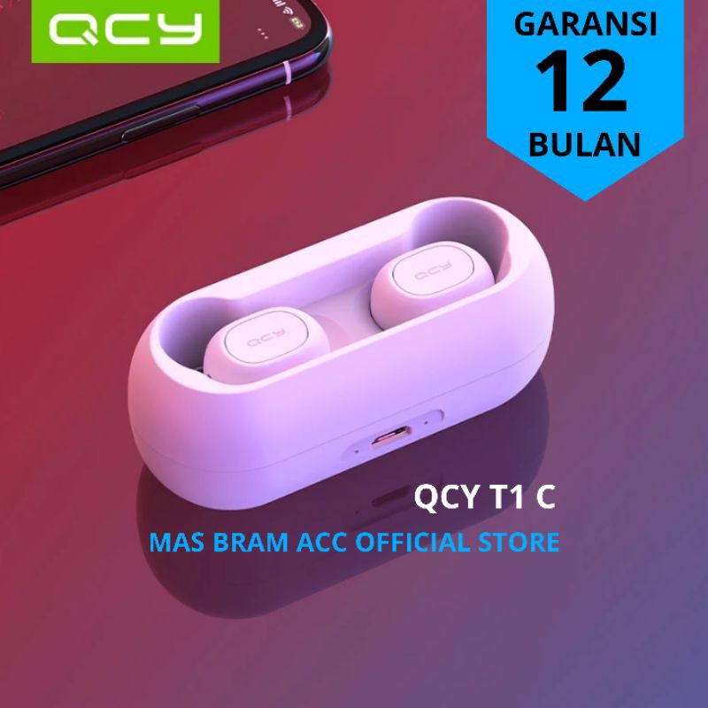 QCY T1C Headset T1 C Bluetooth Xiaomi Earbuds AirDots