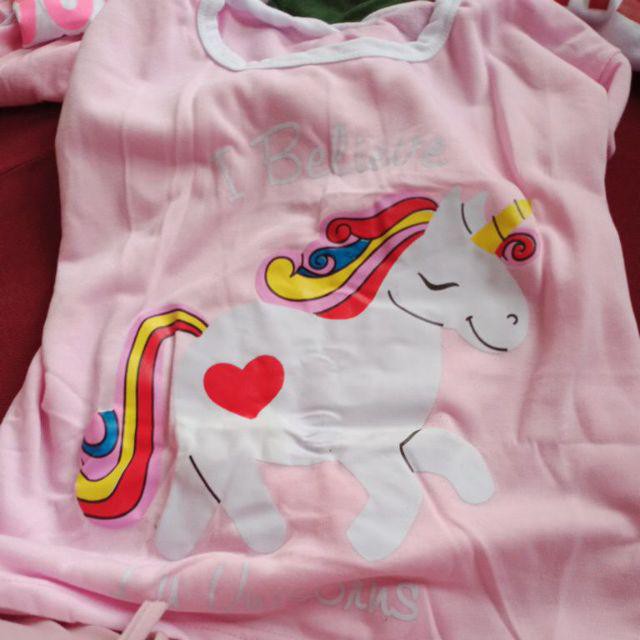 Sweater Unicorn Anak / Baju Anak Unicorn Lengan Panjang Jaket Warna Pink