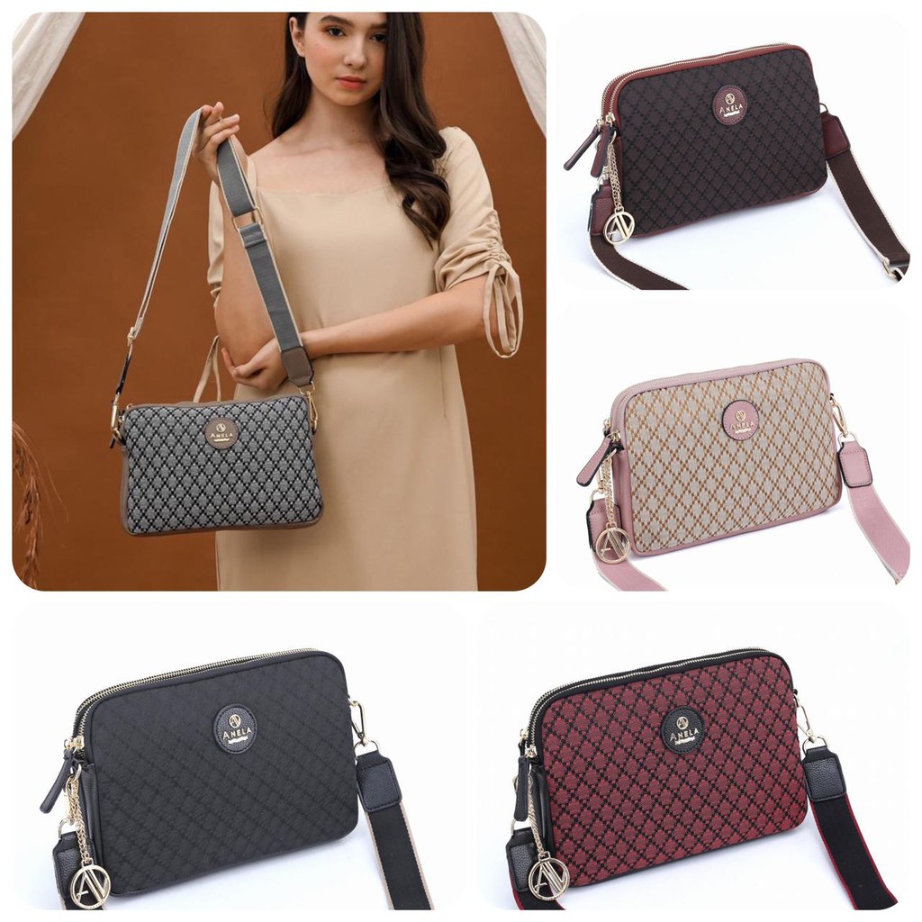 ANELA LYNE ALYA SELEMPANG SATCHEL BAG 548#A088 ORIGINAL