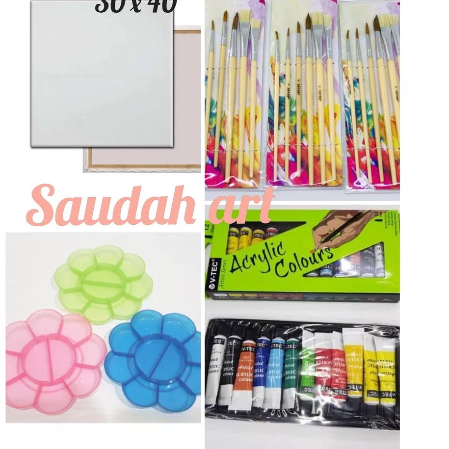 

vz❊Harga Murah➡ Paket Kanvas Lukis (kanvas 30x40,kuas,palet,cat akrilik) 59 ➡