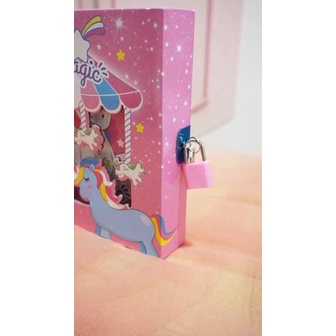 

[PRODUK KBFRA] DIARY UNICORN ADA GEMBOK NYA BISA DIKUNCI NOTEBOOK UNICORN KUDA PONY BUKU HARIAN 07D