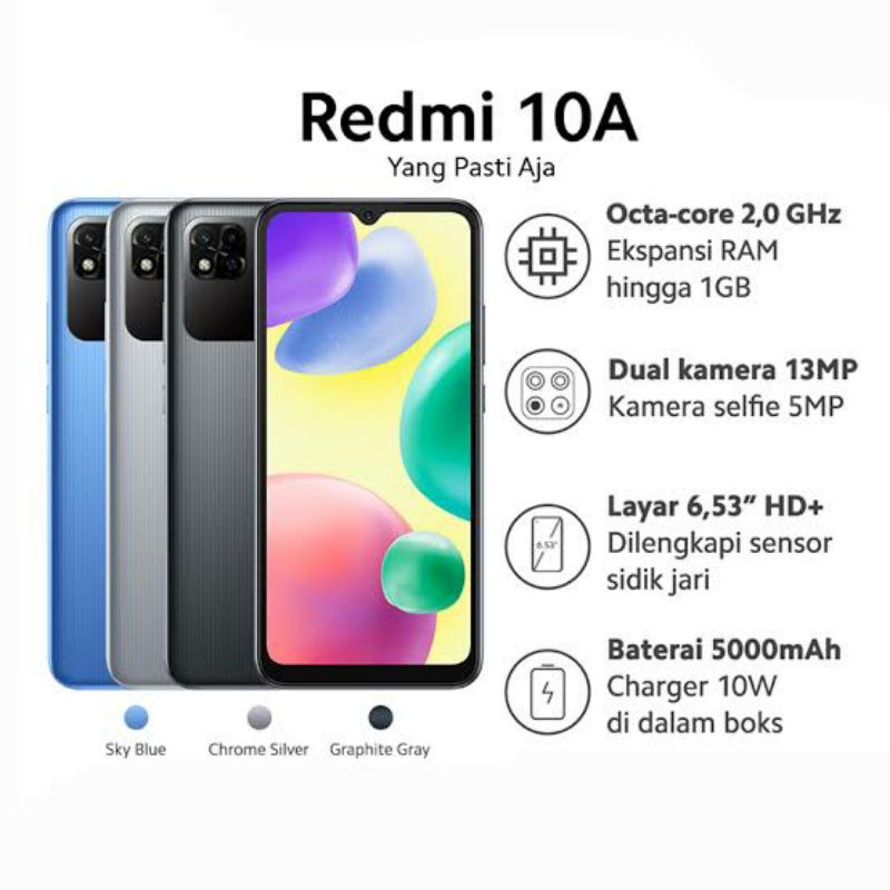 Redmi 10a ram 3/64