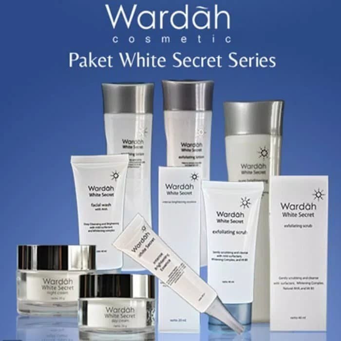 ❤Populer [Komplit]Paket Wardah White Secret Series 10In1 Wajah Cerah &amp;Bercahaya Hg00H4