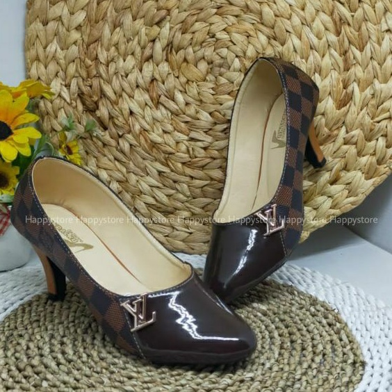Heels wanita Kantor - Heels wanita Elvi untuk pesta kondangan formal resmi PD263