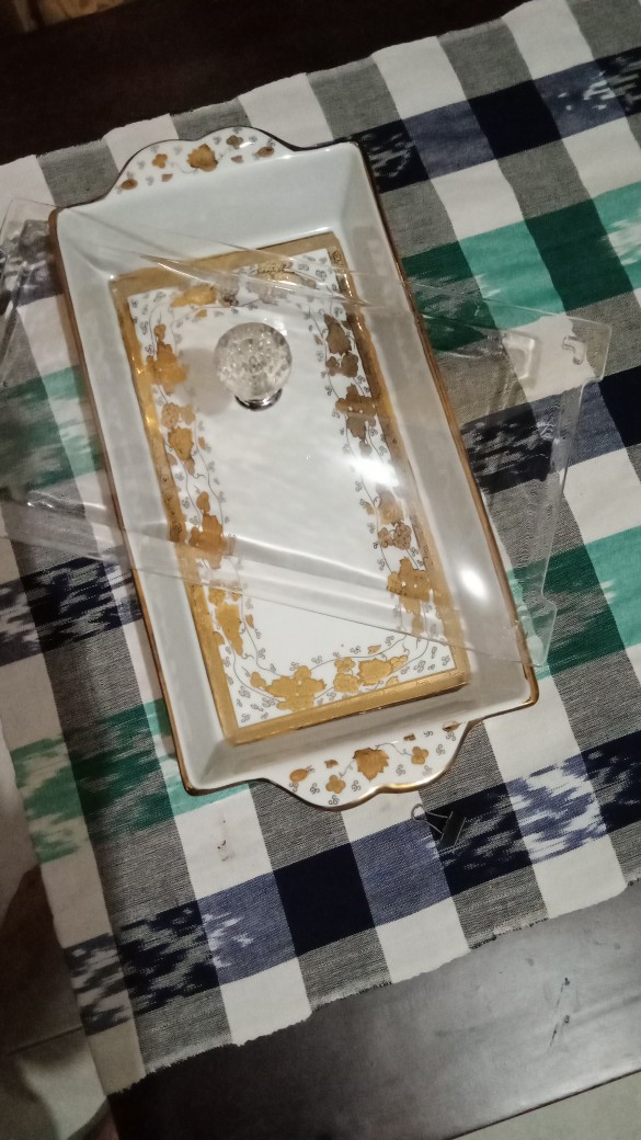 Square Cake Plate Crp138