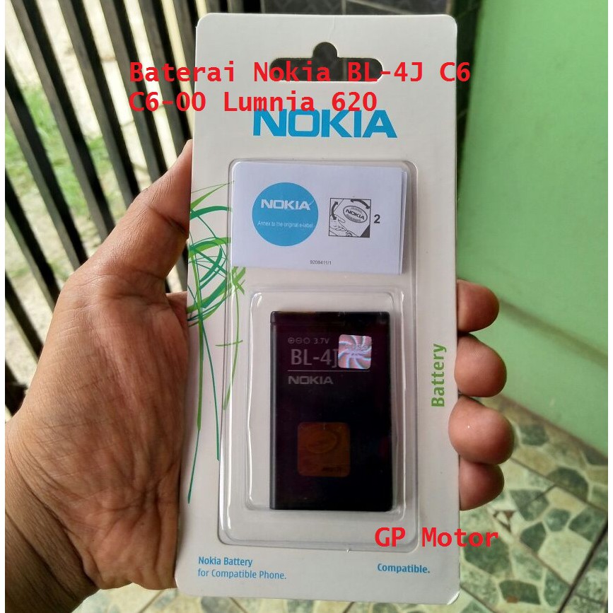 Baterai Batre BL-4J BL4J BL 4J Original Nokia 600 C6-00 Lumia 620