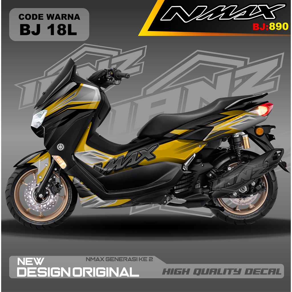 DECAL STIKER ALL NEW NMAX FULL BODY MOTOR / DECAL FULL BODY NMAX / DECAL STIKER FULL BODY NMAX / STIKER DECAL NMAX TERBARU