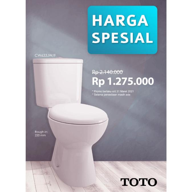 Jual Closet Kloset Toilet Duduk Toto Cw J Sw Jp Cw J Sw