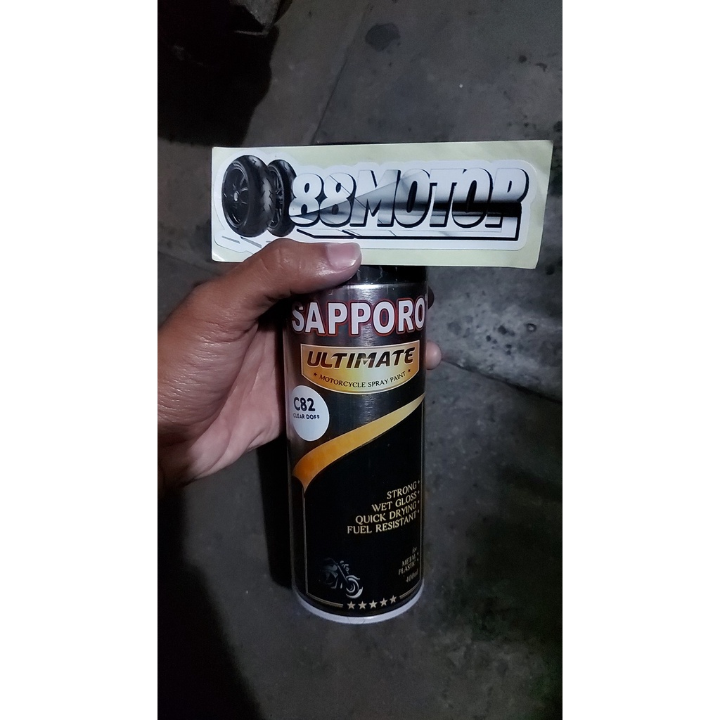 SAPPORO ULTIMATE Clear Doff  C82 400 ml (Offline ada harga paket) Grosir,Reseller,Mokas special pric