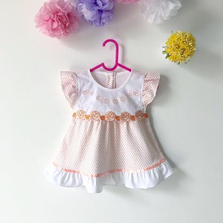 Baju bayi newborn Setelan dress topi celana bayi 0 3 Baju bayi newborn Setelan dress topi celana bayi 0 3