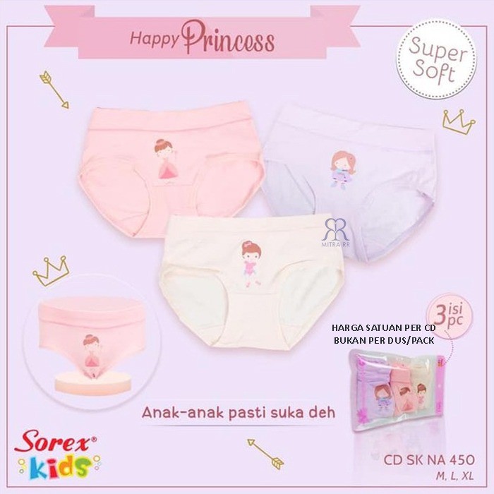 SOREX KIDS GIRL SK NA403 NA470 NA450 - CD CELANA DALAM SEGITIGA ANAK CEWEK PEREMPUAN