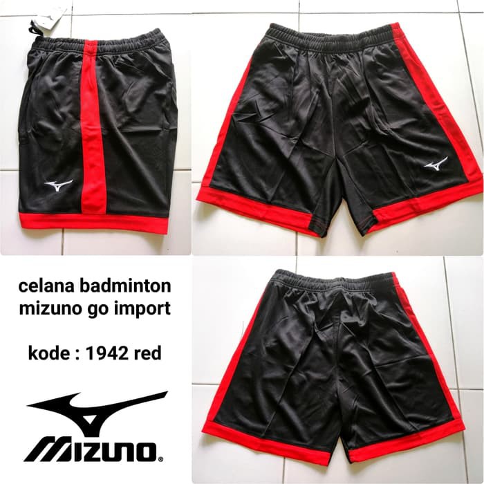 Celana badminton Mizuno celana mizuno badminton hendra ahsan 1942 RED
