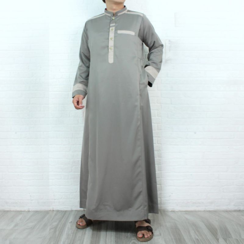 GAMIS JUBAH ARRIFQI / JUBAH ARAB / GAMIS JUBAH HARMAIN / GAMIS COWOK