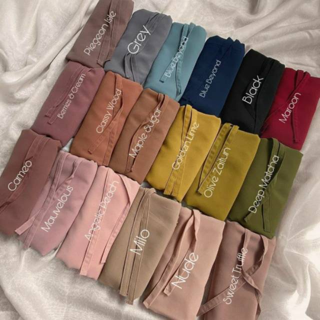 Pashmina Ceruty Baby Doll - Pashmina Instan