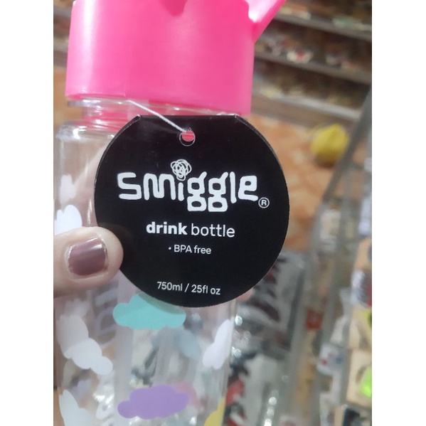 Smiggle Drink Bottle Pink Dream Big BPA free