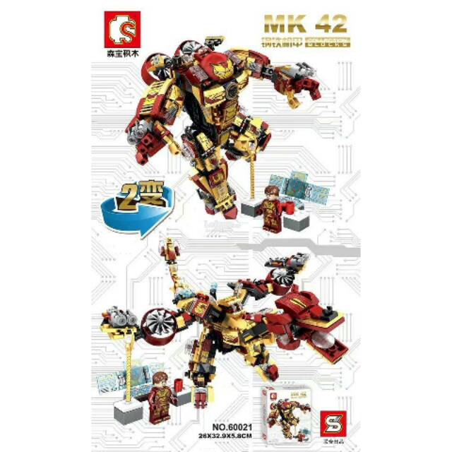 Lego Hulkbuster Sembo block 60021 MK42