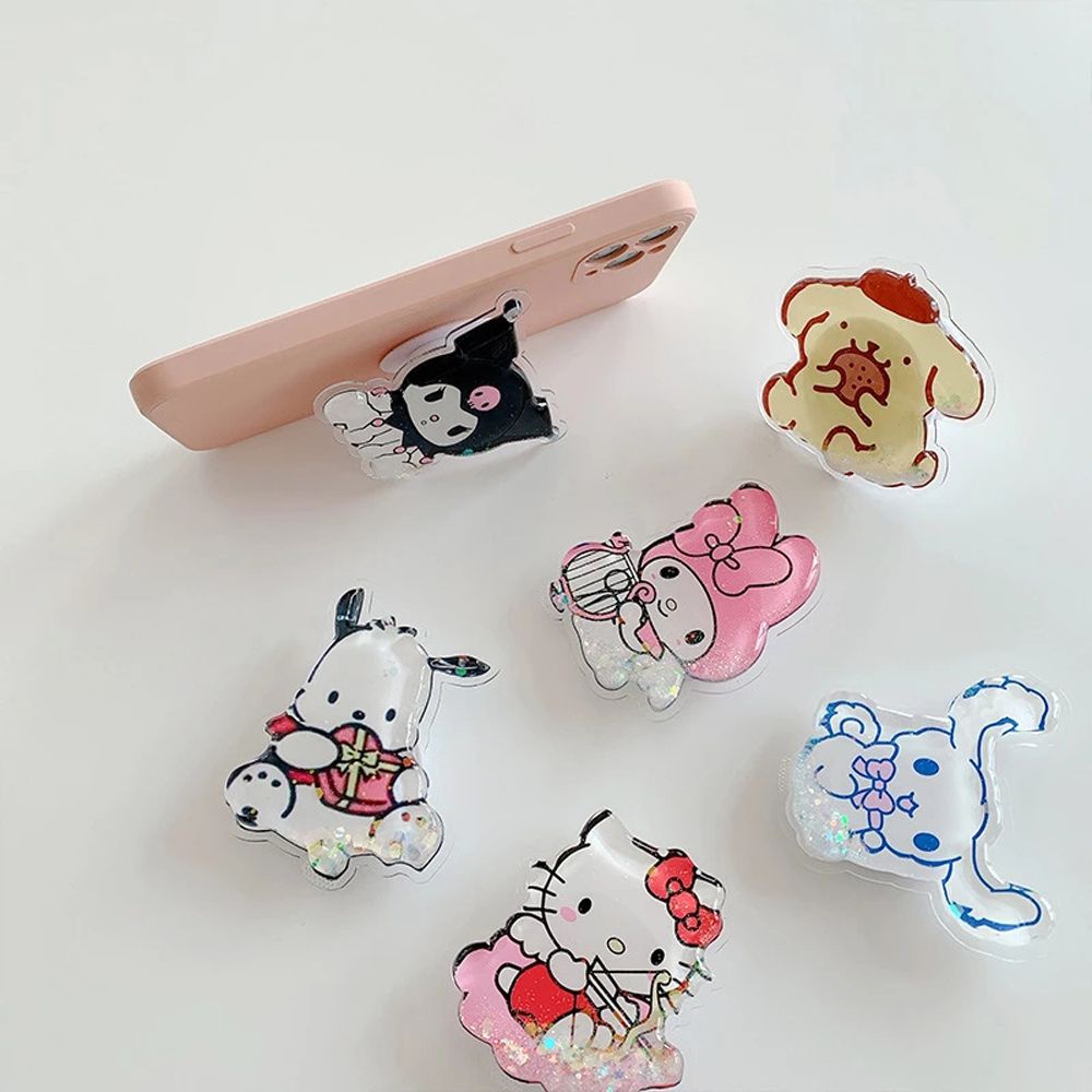 Lanfy Popsocket Hp / Smartphone Motif Kartun Kucing