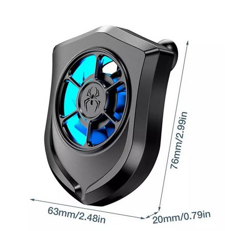 Cooling Fan Hurricane Mobile phone Universal cooler radiator mini port mlbb pubg codm free fire P11