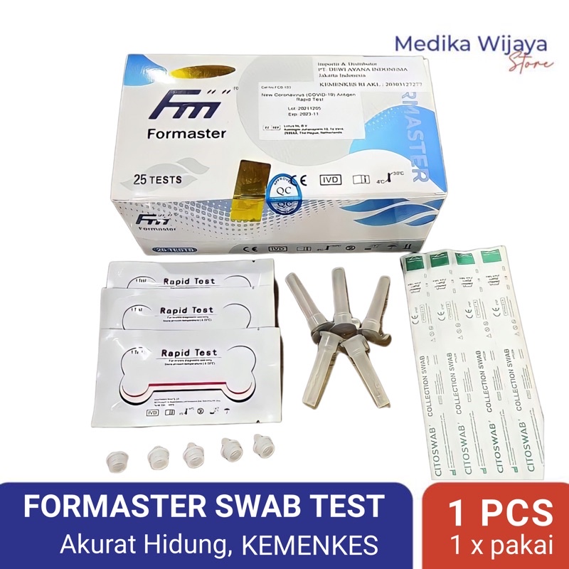SWAB ANTIGEN FORMASTER ORIGINAL 100% TERMURAH