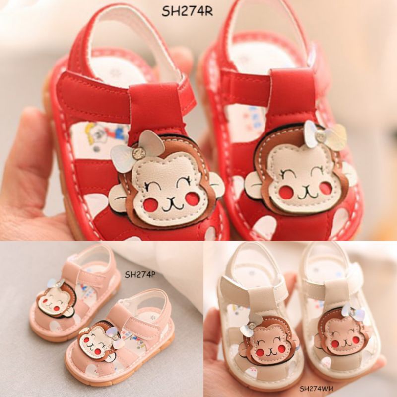 Sepatu Anak Bunyi Cit Cit, Sepatu Lampu, Baby shoes sound, sepatu bayi cit