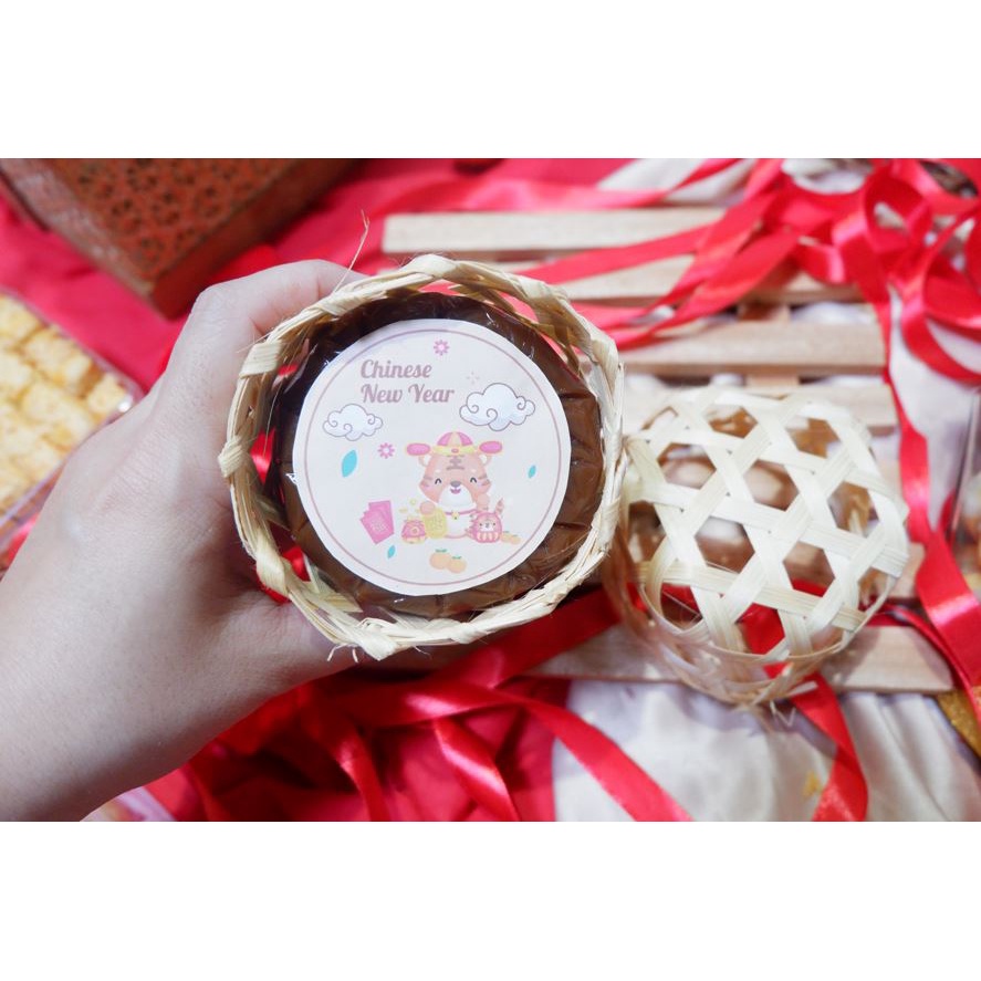 Kue Keranjang CNY Imlek/ Dodol Imlek/Hampers Imlek Repack Sticker (A)