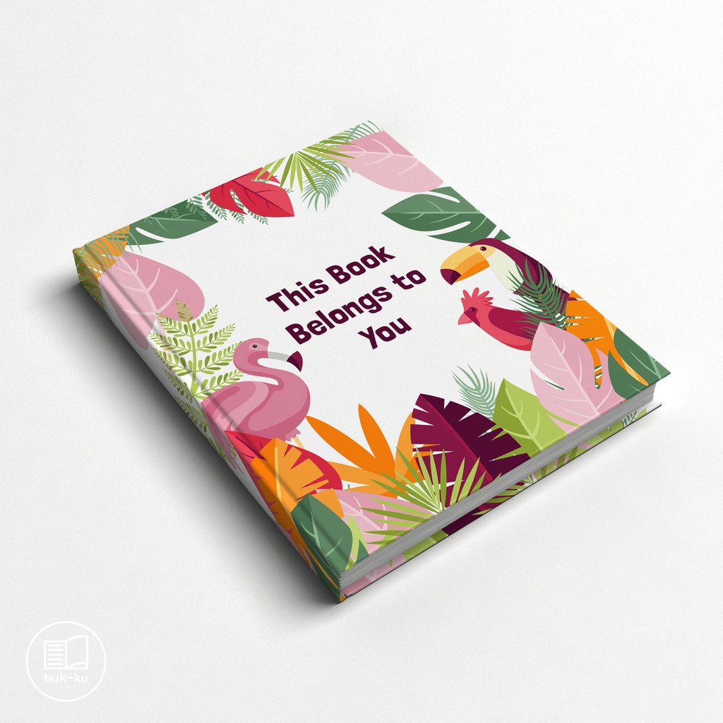 

Buku Catatan Custom Notes Notebook Agenda Diary Planner Kuliah Kampus Sekolah Tulis tropical