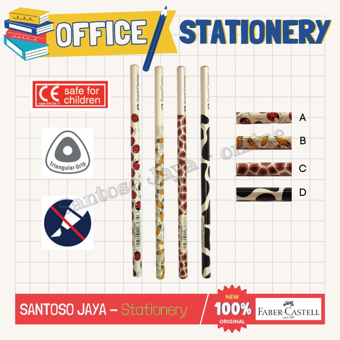 

Pensil FABER CASTELL MOTIF PENCIL - The Wonder of Nature’s Designs