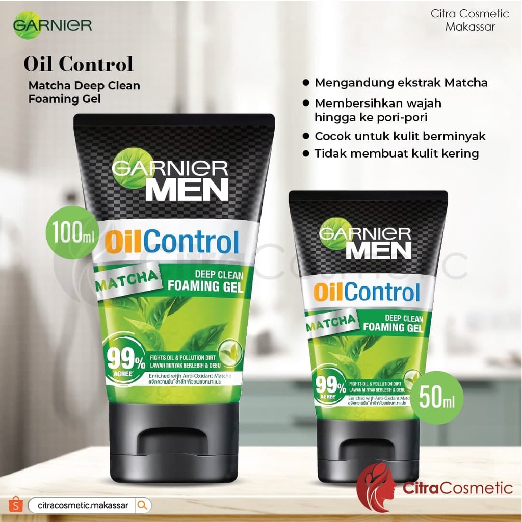 Garnier Men Turbo Light Series 100 | 50 | Oil Control | Icy Scrub | Matcha Foam | Cooling Foam | 3In1 Charcoal