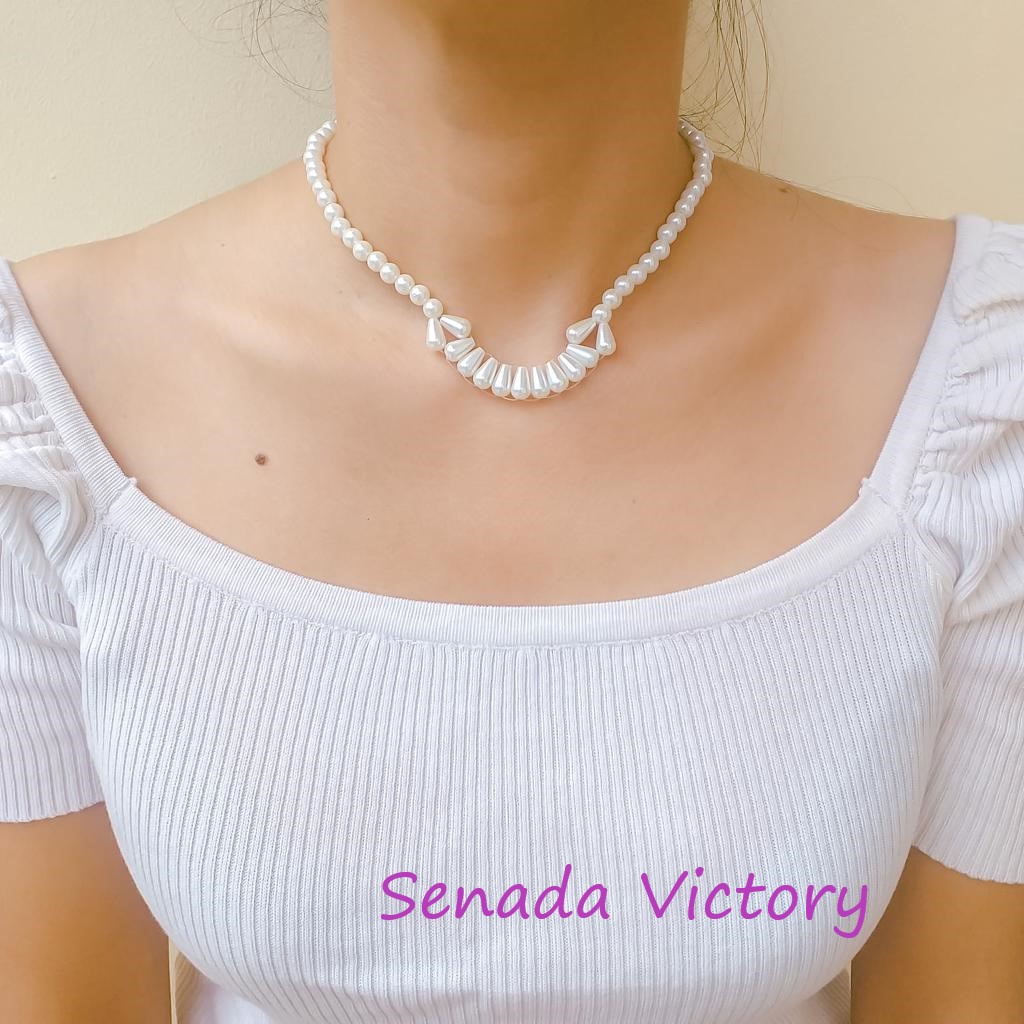 Senada Victory Kalung Choker Kiara Kalung Wanita Aksesoris Wanita SK045