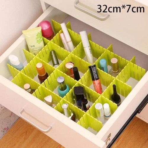 Serbagrosirmurah Drawner 4 Sekat Pembagi Laci Lemari Drawer organizer pembatas laci