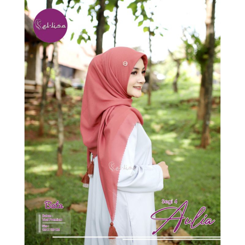 ellisa hijab segi empat aulia